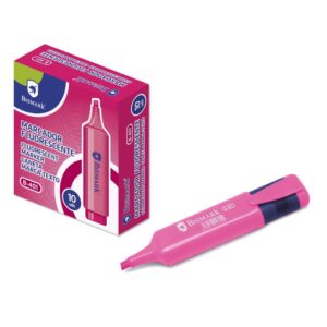 MARCADOR SUBRAYADOR  FLUORESCENTE ROSA BISMARK