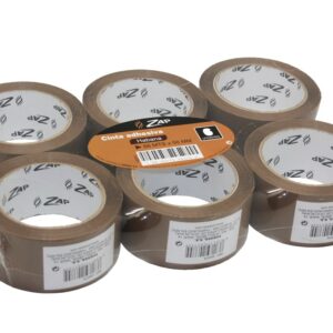 PRECINTO CINTA ADHESIVA DE EMBALAJE BISMARK 66x50 MM HABANA