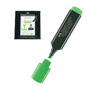 MARCADOR SUBRAYADOR FLUOR TEXTLINER FABER VERDE