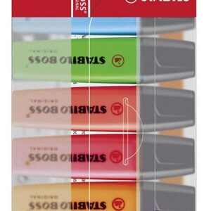MARCADOR SUBRAYADOR STABILO BOSS  BLISTER 6 COLORES