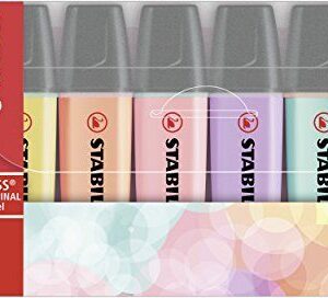 MARCADOR SUBRAYADOR STABILO BOSS ORIGINAL PASTEL BLISTER 6 COLORES