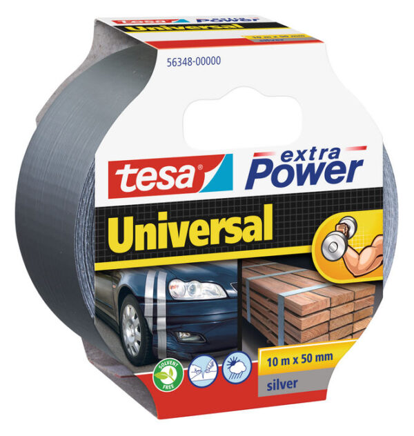 CINTA AMERICANA TESA EXTRA POWER UNIVERSAL 10X50 PLATA