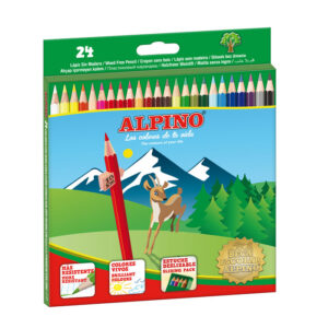 ESTUCHE 12 UNIDADES LAPICES DE COLORES ALPINO