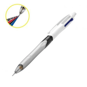 BOLIGRAFO MULTIFUNCIÓN BIC 4 COLORES AZUL ROJO Y NEGRO + PORTAMINAS