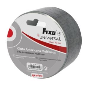 CINTA AMERICANA MULTIUSOS FIXO - 50MM*10M - TEJIDO REFORZADO - RESISTENTE A LA CLIMATOLOGÍA - CORTE CON LAS MANOS