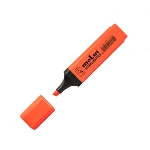 MARCADOR SUBRAYADOR FLUORESCENTE MOLIN RECTANGULAR NARANJA