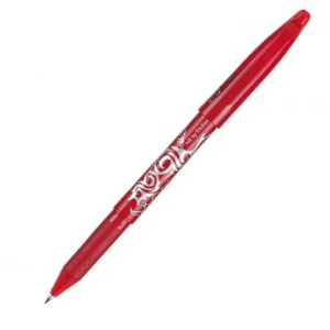 BOLÍGRAFO BORRABLE PILOT FRIXION - PUNTA BOLA 0.7MM - ROJO