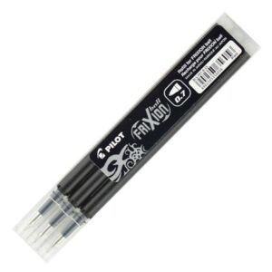 3 UNIDADES RECAMBIOS PARA BOLIGRAFO PILOT BORRABLE FRIXION BALL/CLICKER 0.7 NEGRO