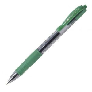 BOLIGRAFO ROLLER RETRACTIL PILOT PUNTA 0.7MM G2 VERDE