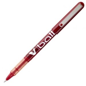BOLIGRAFO ROLLER TINTA LIQUIDA PILOT VBALL7 PUNTA 0.7MM ROJO