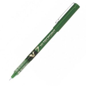 ROTULADOR BOLIGRAFO TINTA LIQUIDA PILOT V7 AGUJA 0.7MM VERDE