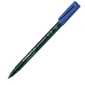 ROTULADOR PERMANENTE STAEDTLER AZUL PUNTA M 1MM - LUMOCOLOR - 317