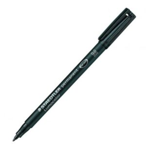 ROTULADOR PERMANENTE STAEDTLER NEGRO PUNTA M 1MM - LUMOCOLOR - 317