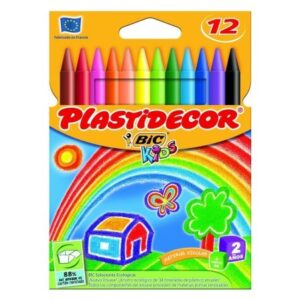 ceras plastidecor 12ud. bic kids