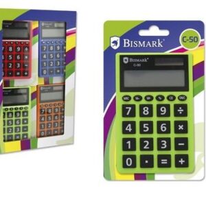 CALCULADORA BISMARK 16U MOD C-50 8 DIGITOS ESCOLAR SURTIDA