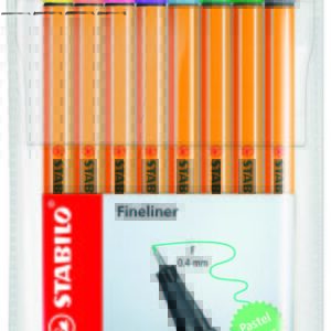 ROTULADOR STABILO POINT 88 ESTUCHE 8 UNID COLORES PASTEL