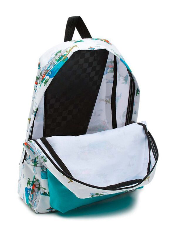MOCHILA VANS REALM CLASIC TURQUESA - Imagen 2