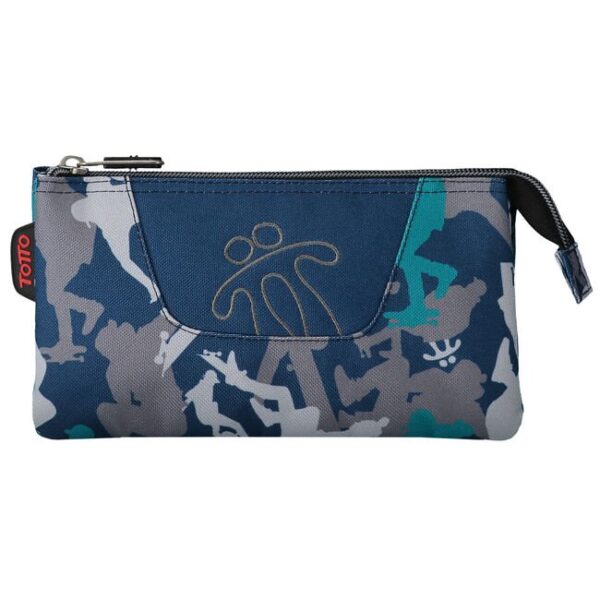 Estuche escolar tres compartimentos - Tablero AC52ECO012-1920Z-2FH