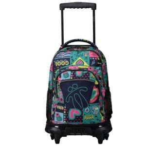 Mochila escolar TOTTO con ruedas - Renglones MA03ECO006-1920P-2FV