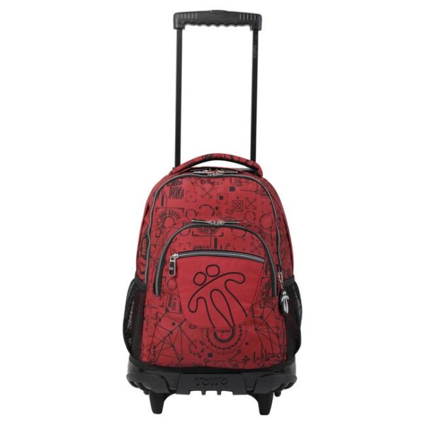 Mochila escolar TOTTO con ruedas - Renglones MA03ECO006- 5RG