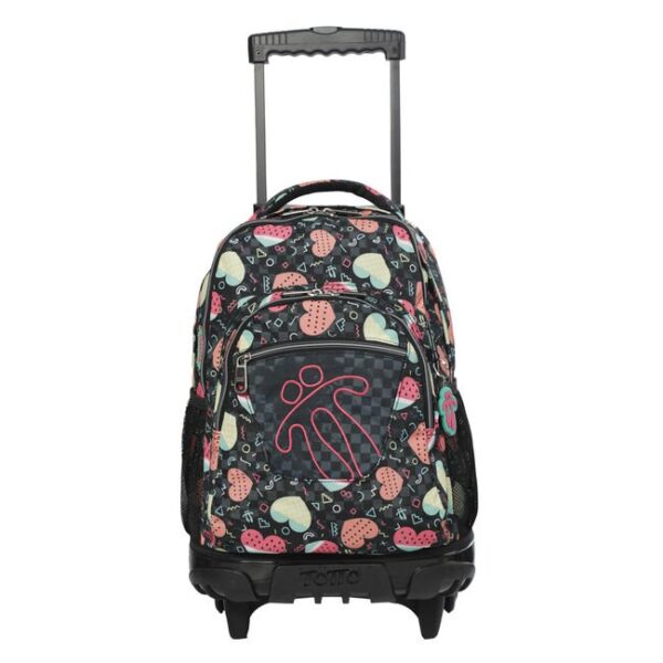 Mochila escolar TOTTO con ruedas - Renglones MA03ECO006-1C8