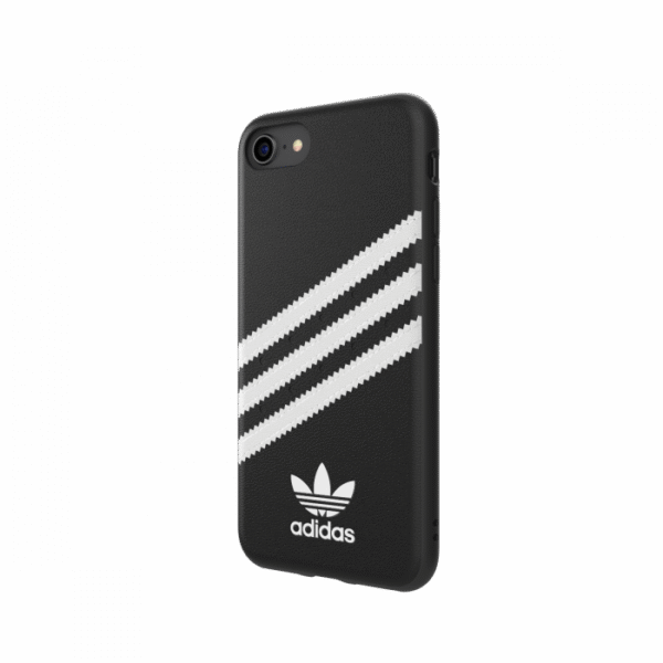 FUNDA CARCASA IPHONE 6/7/8 ADIDAS NEGRO BLANCO - Imagen 3