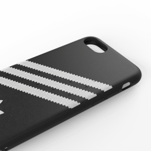 FUNDA CARCASA IPHONE 6/7/8 ADIDAS NEGRO BLANCO - Imagen 4