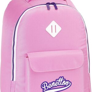 MOCHILA BENETTON ROSA