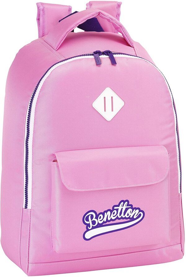 MOCHILA BENETTON ROSA