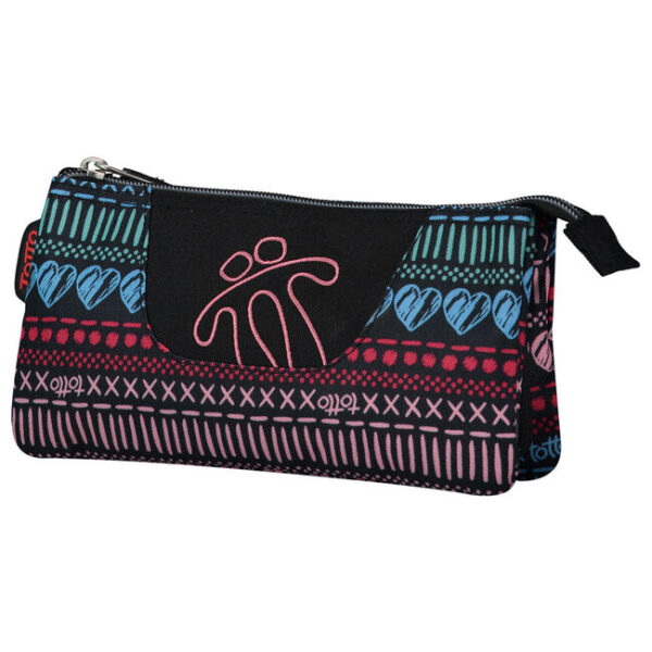 Estuche escolar TOTTO tres compartimentos - Tablero AC52ECO012-1910Z-8E5 - Imagen 2