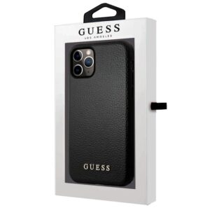 Carcasa IPhone 11 Pro  Guess Piel Negro