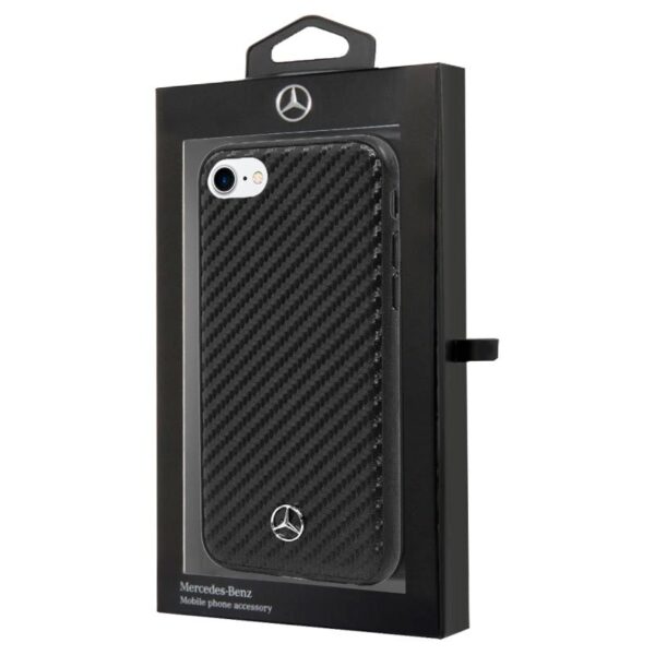 FUNDA CARCASA IPHONE 6/7/8 MERCEDES CARBON  NEGRO