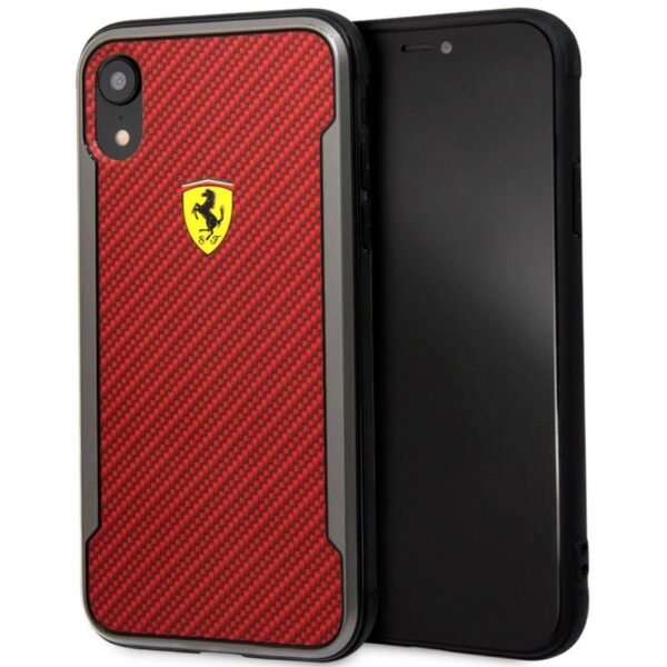 Carcasa IPhone XR  Ferrari Hard Rojo