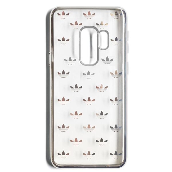 Carcasa funda Samsung G965 Galaxy S9 Plus  Adidas Transparente Metal Plata - Imagen 3