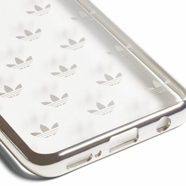 Carcasa funda Samsung G965 Galaxy S9 Plus  Adidas Transparente Metal Plata - Imagen 4