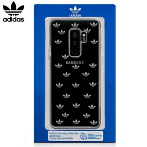 Carcasa funda Samsung G965 Galaxy S9 Plus  Adidas Transparente Metal Plata