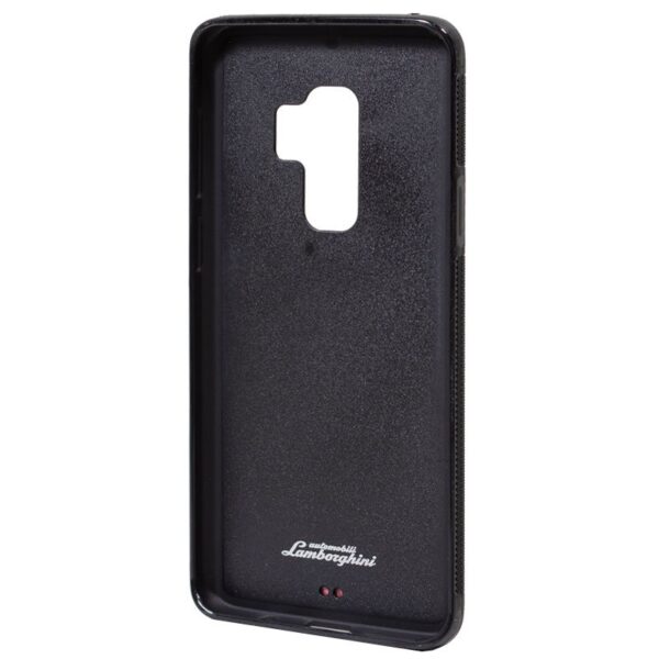 Carcasa funda Samsung G965 Galaxy S9 Plus  Lamborghini Piel Rojo - Imagen 4
