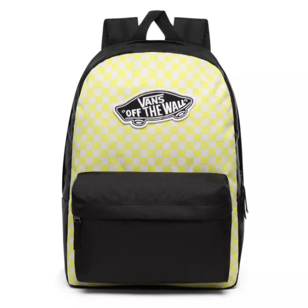 MOCHILA VANS REALM AMARILLO NEGRO Modelo: VN0A3UI6VD7