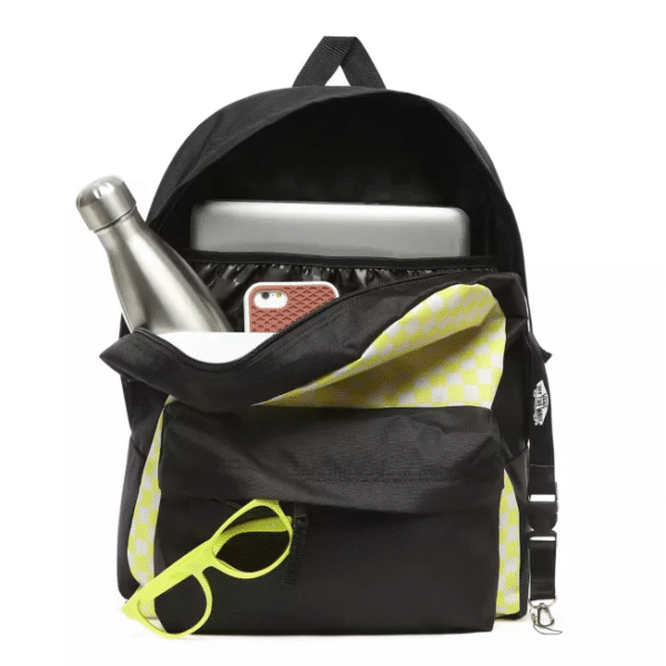 MOCHILA VANS REALM AMARILLO NEGRO Modelo: VN0A3UI6VD7 - Imagen 2