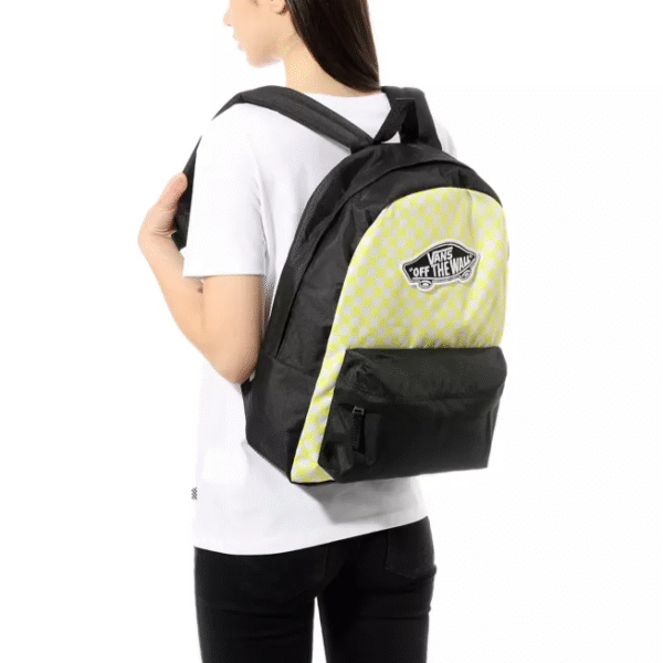 MOCHILA VANS REALM AMARILLO NEGRO Modelo: VN0A3UI6VD7 - Imagen 3