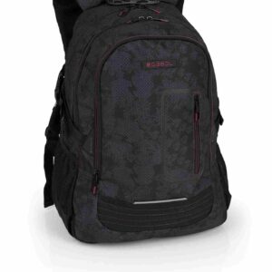 MOCHILA  GABOL FOREST NEGRO FUCSIA