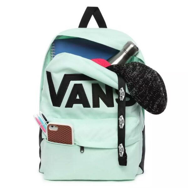 Mochila Vans   verde negro - Imagen 2