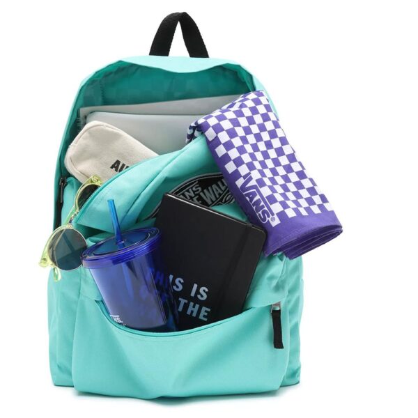 MOCHILA VANS REALM VERDE AGUA - Imagen 3
