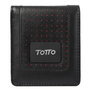Cartera BILLETERA TOTTO de hombre - Barbuda NEGRO Y ROJO N01