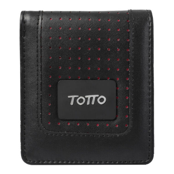 Cartera BILLETERA TOTTO de hombre - Barbuda NEGRO Y ROJO N01