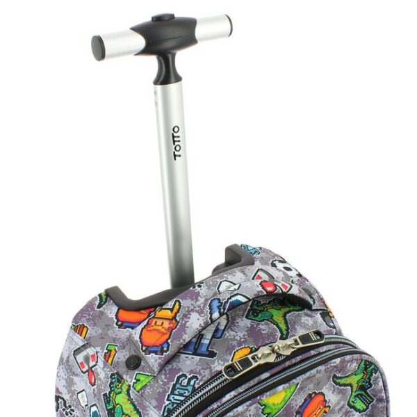 Mochila TOTTO  con ruedas - Papel 1YX - Imagen 4