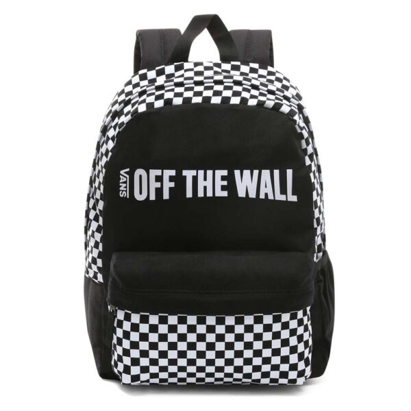 Mochila VANS Central Realm Back blanca y negra