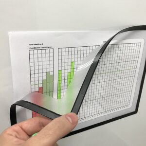 FUNDA MAGNETICA A4- MARCO MAGNETICO AZUL