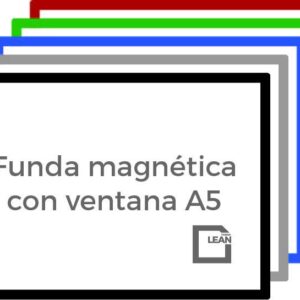 FUNDA MAGNETICA A5- MARCO MAGNETICO AZUL