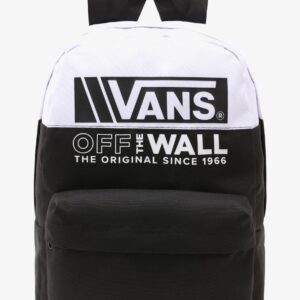 MOCHILA VANS BLANCA Y NEGRA